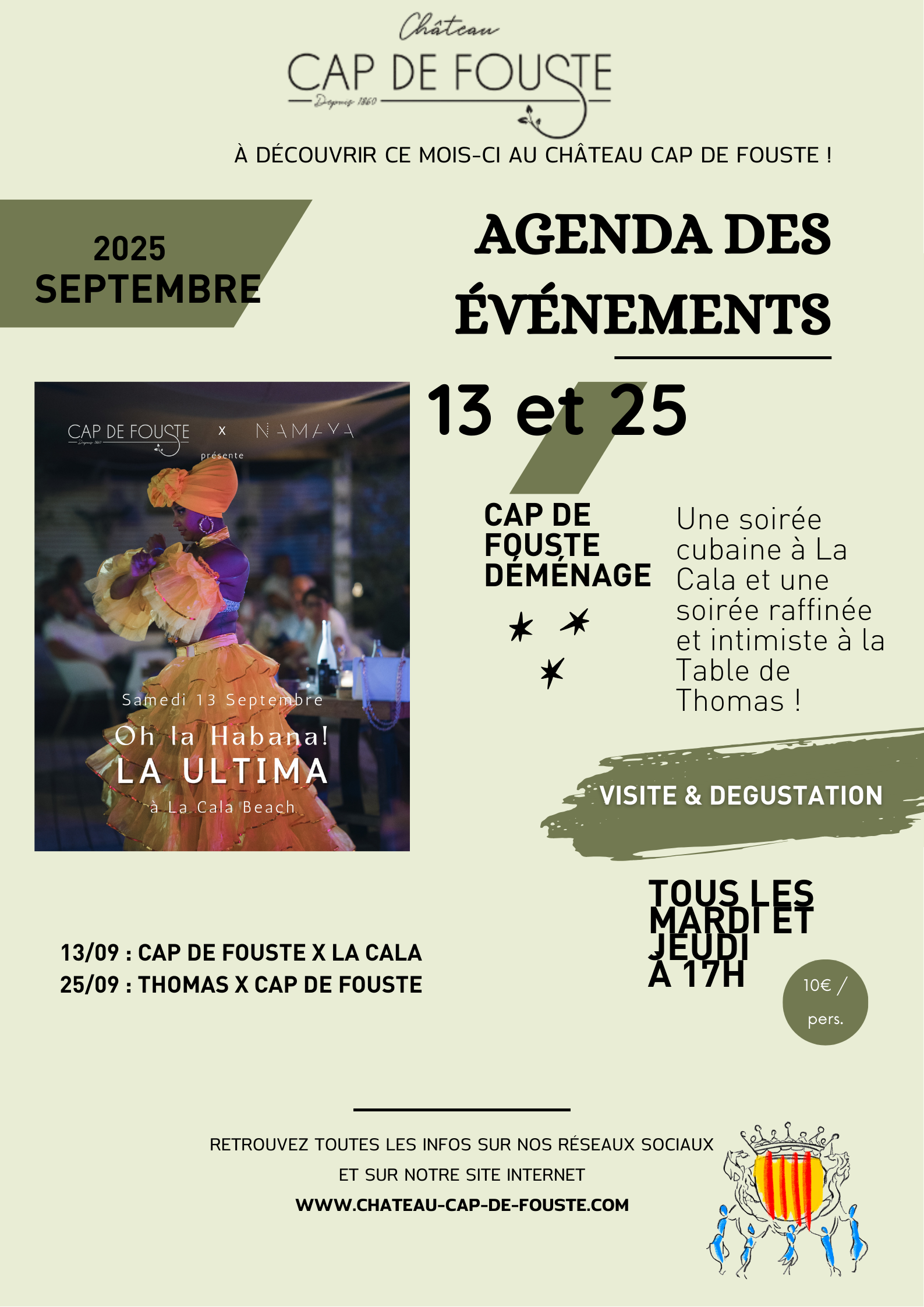 Programme Septembre Cap de Fouste 1 - CAP DE FOUSTE