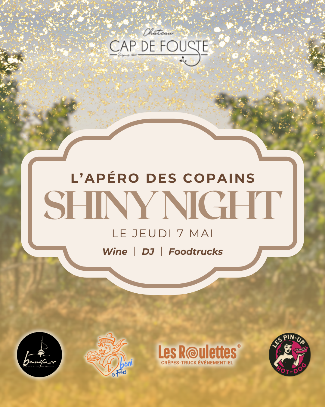 L'Apéro des Copains - Shiny Night 🌸 1 - CAP DE FOUSTE shiny night - CAP DE FOUSTE